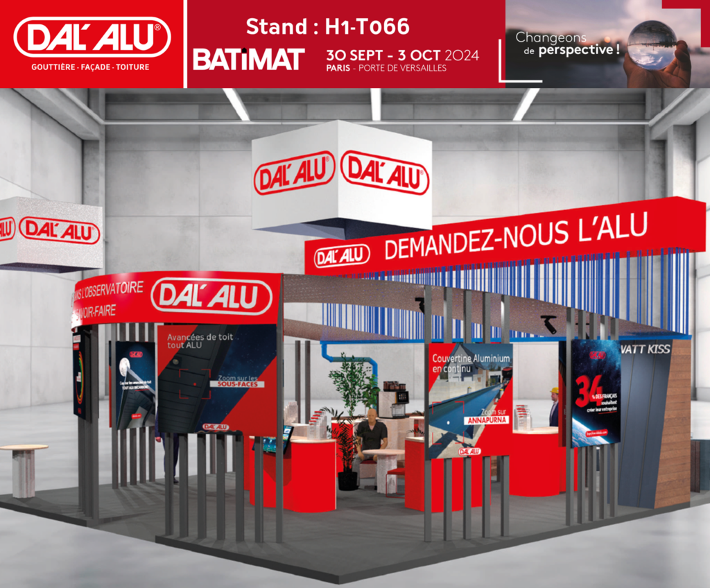 BATIMAT 2024 : vers le double usage des solutions DAL’ALU !