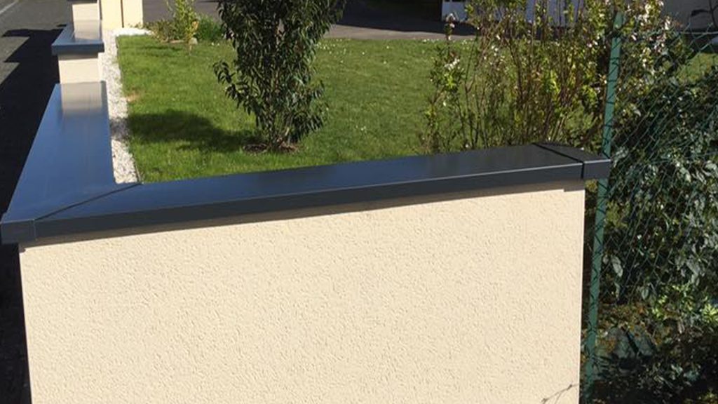 COUVERTINE en aluminium muret so.variable