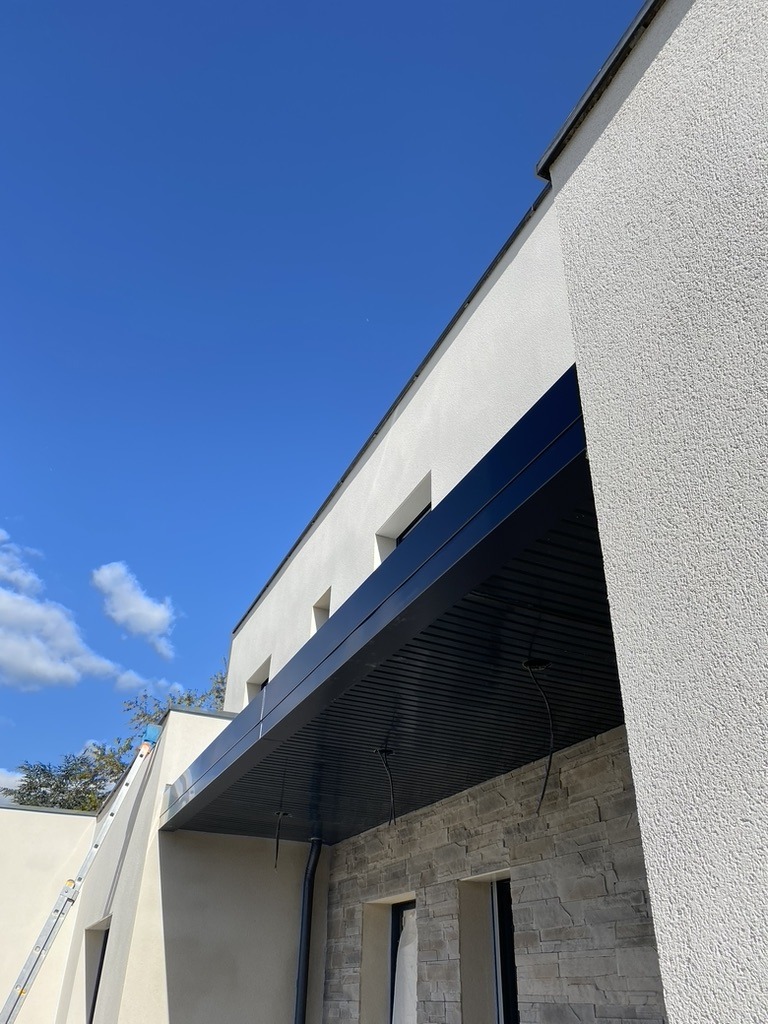 Habillage Aluminium d&rsquo;un porche