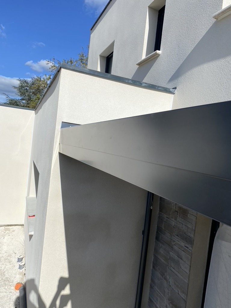 Habillage Aluminium d&rsquo;un porche