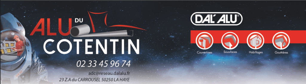 Couvertines aluminium sur acrotères (Manche – 50)
