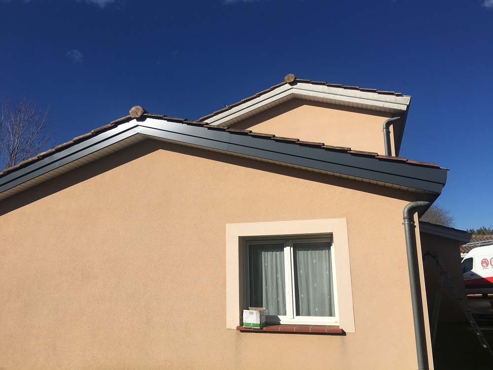 Habillage Aluminium sur maison individuelle