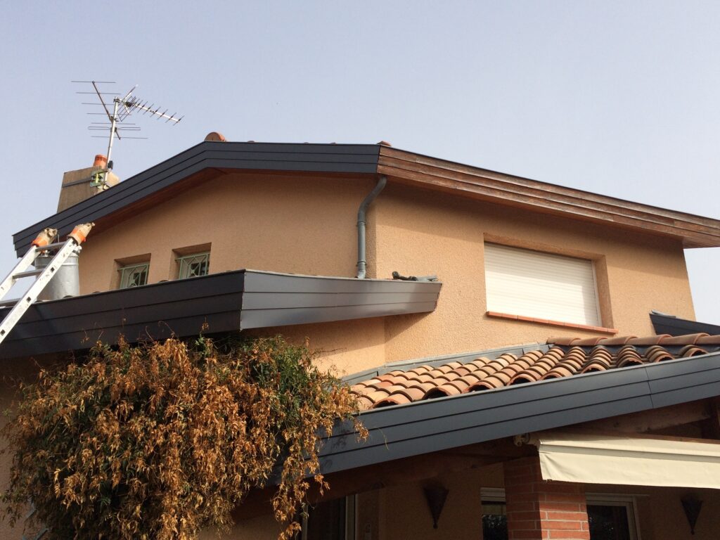 Habillage Aluminium sur maison individuelle